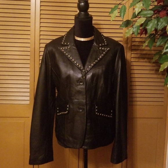Willi Smith Jackets & Blazers - NWOT/Lamb Leather Jacket by Willi Smith